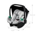 Fotelik samochodowy Kinderkraft  Mink Pro i-Size 40-75 cm Grey