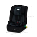 Fotelik samochodowy Kinderkraft Safety Fix 2 i-Size 76-150 cm Black 8Kg