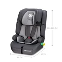 Fotelik samochodowy Kinderkraft Safety Fix 2 i-Size 76-150 cm Grey 8K