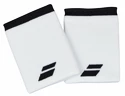 Frotka Babolat  Logo Jumbo Wristband White (2 Pack)