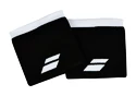 Frotka Babolat  Logo Wristband Black/White (2 Pack)