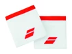 Frotka Babolat  Logo Wristband White/Fiesta Red (2 ks)