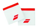 Frotka Babolat  Logo Wristband White/Fiesta Red (2 ks)