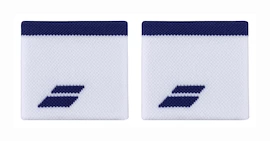 Frotka Babolat Logo Wristband White/Sodalite Blue
