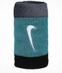 Frotka Nike  Swoosh Doublewide Wristbands Cool Grey