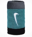 Frotka Nike  Swoosh Doublewide Wristbands Cool Grey