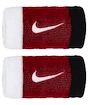 Frotka Nike  Swoosh Doublewide Wristbands White/University Red