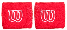 Frotka Wilson Wristband 2.5´´ Red (2 Pack)