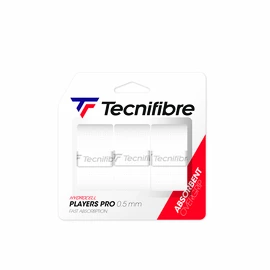 Górna owijka Tecnifibre ATP Player´s Wrap White (3 Pack)