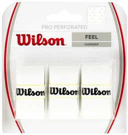 Górna owijka Wilson Pro Overgrip Perforated White