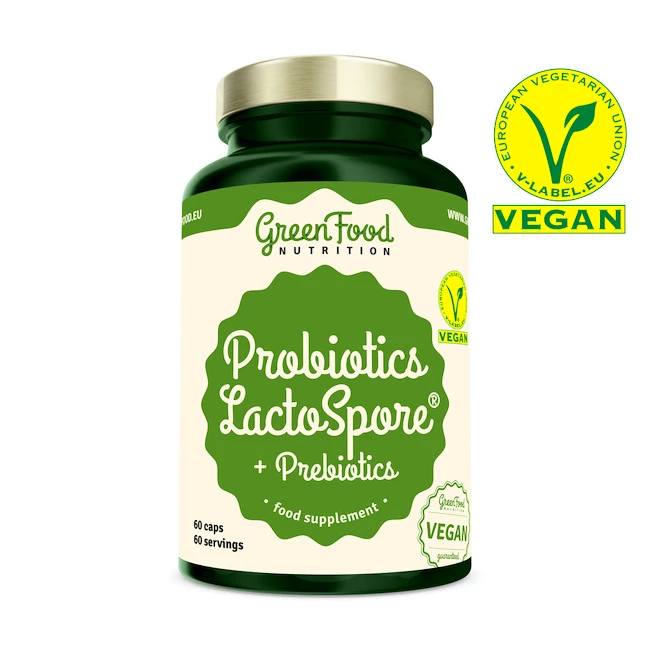GreenFood  Probiotics LactoSpore + Prebiotics 60&nbsp;caps