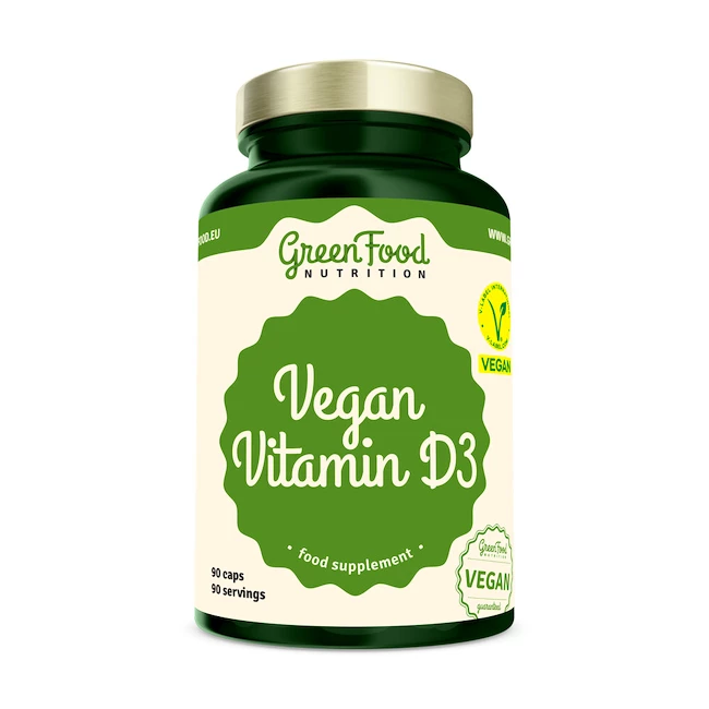 GreenFood  Vegan Vitamin D3 90 caps