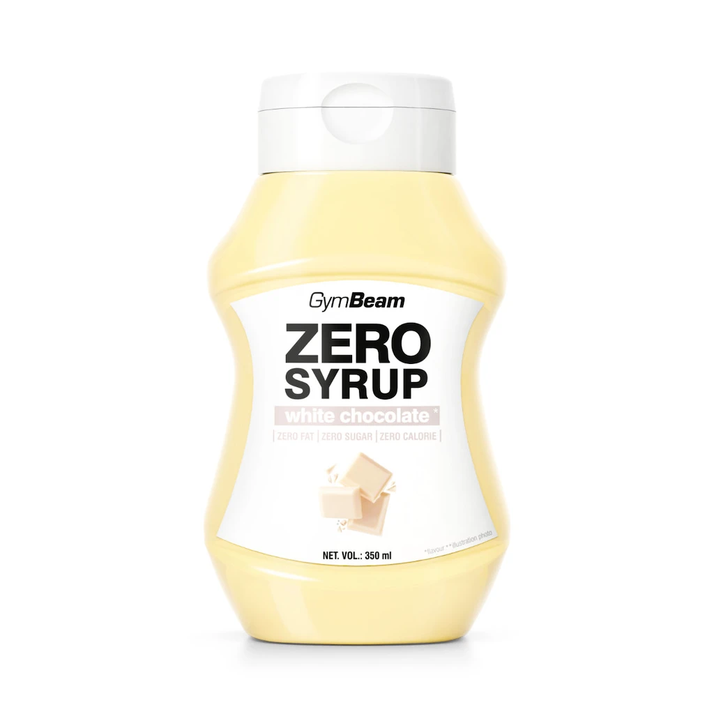 GymBeam Zero syrup White Chocolate 350 ml