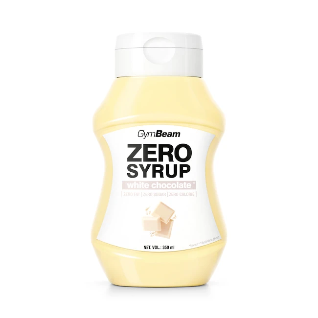 GymBeam Zero syrup White Chocolate 350 ml