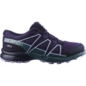 Juniorskie buty do biegania Salomon Speedcross CSWP Grape Wine/Mallard Blue