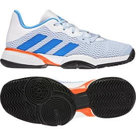 Juniorskie buty tenisowe adidas Barricade K Blue/White