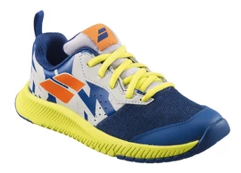 Juniorskie buty tenisowe Babolat Pulsion All Court JR Dark Blue/Yellow