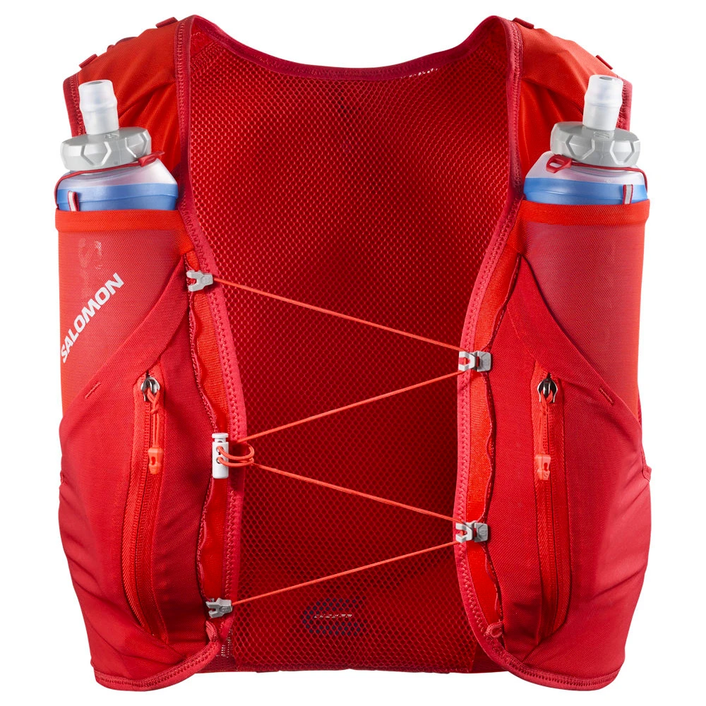 Kamizelka do biegania Salomon ADV Skin 12 Set Flame Scarlet/Haute Red