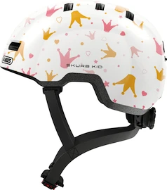 Kask dziecięcy Abus Skurb Kid white crowns