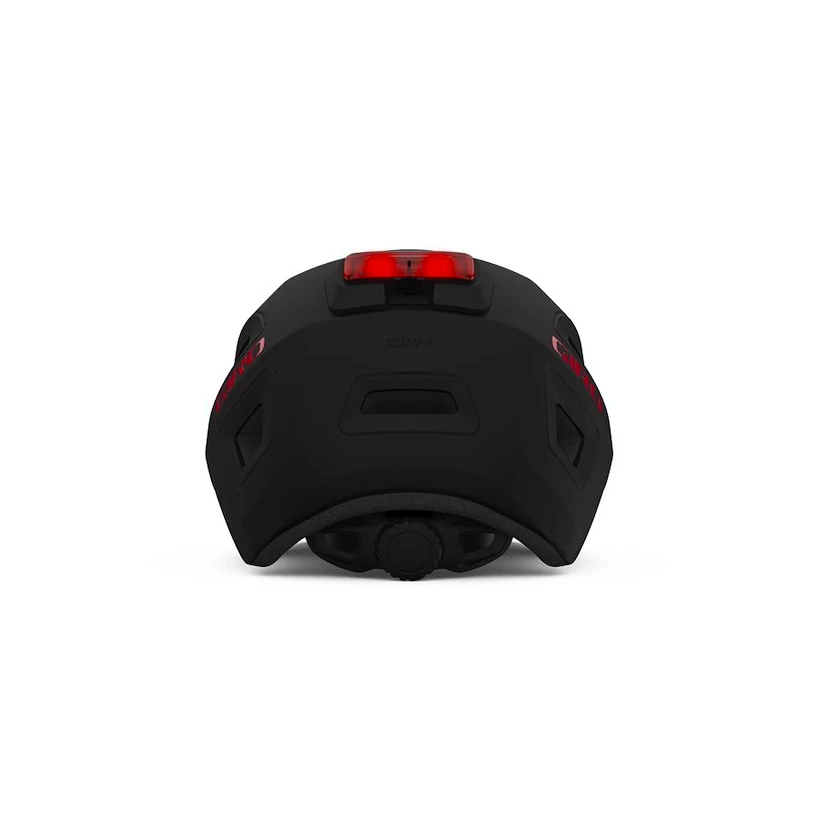 Kask dziecięcy Giro Scamp  II LED Mat Black/Red S