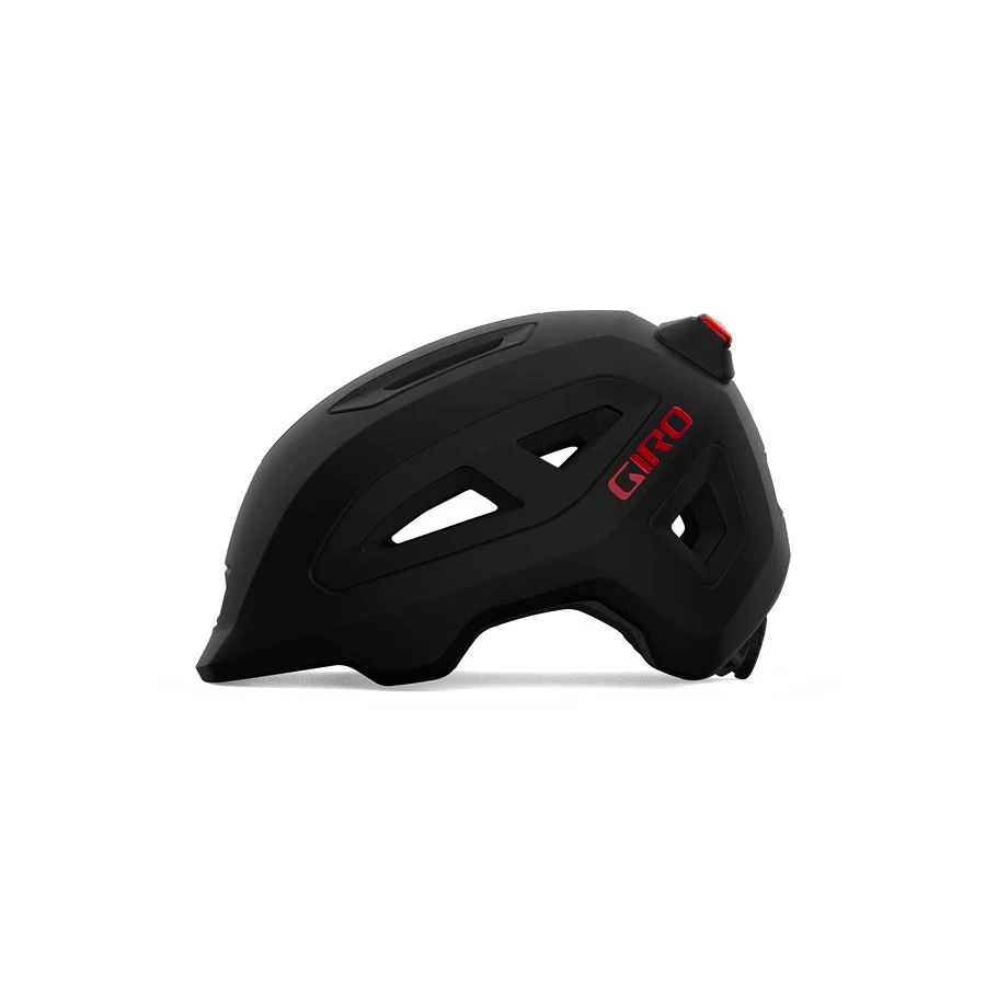 Kask dziecięcy Giro Scamp  II LED Mat Black/Red S