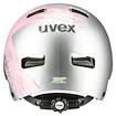 Kask dziecięcy Uvex Kid 3 Silver-Rosé (S4148193600)