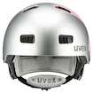 Kask dziecięcy Uvex Kid 3 Silver-Rosé (S4148193600)