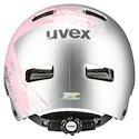 Kask dziecięcy Uvex Kid 3 Silver-Rosé (S4148193600)