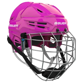 Kask hokejowy Bauer RE-AKT 55 Combo Pink Senior