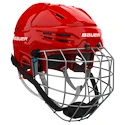 Kask hokejowy Bauer RE-AKT 55 Combo Red Senior