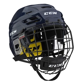 Kask hokejowy CCM Tacks 210 Combo Dark Blue Senior