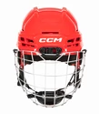 Kask hokejowy CCM Tacks 70 Combo Red Youth