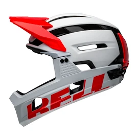 Kask rowerowy Bell Super Air R Spherical Mat White/Infrared