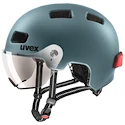 Kask rowerowy Uvex Rush Visor Deep Turquoise Mat (S4100280400)