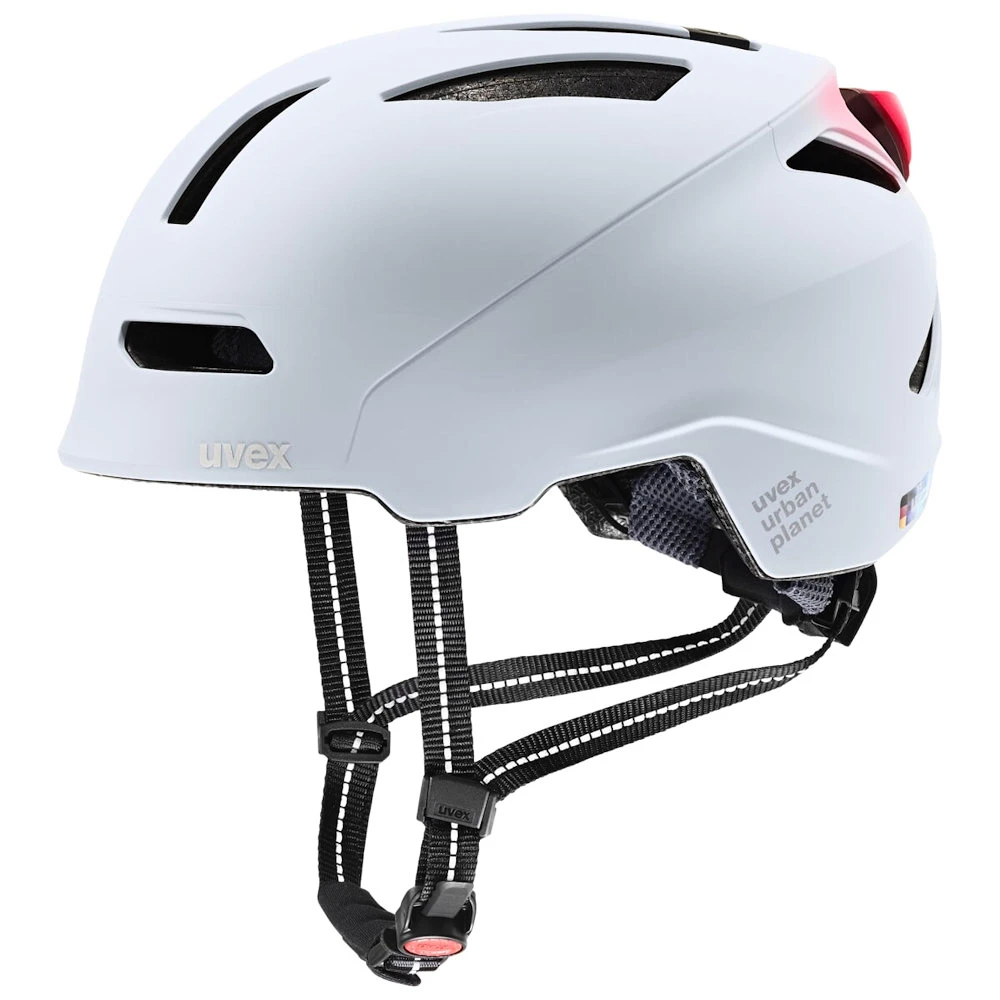 Kask rowerowy Uvex Urban Planet LED Cloud Matt (S4100650200)