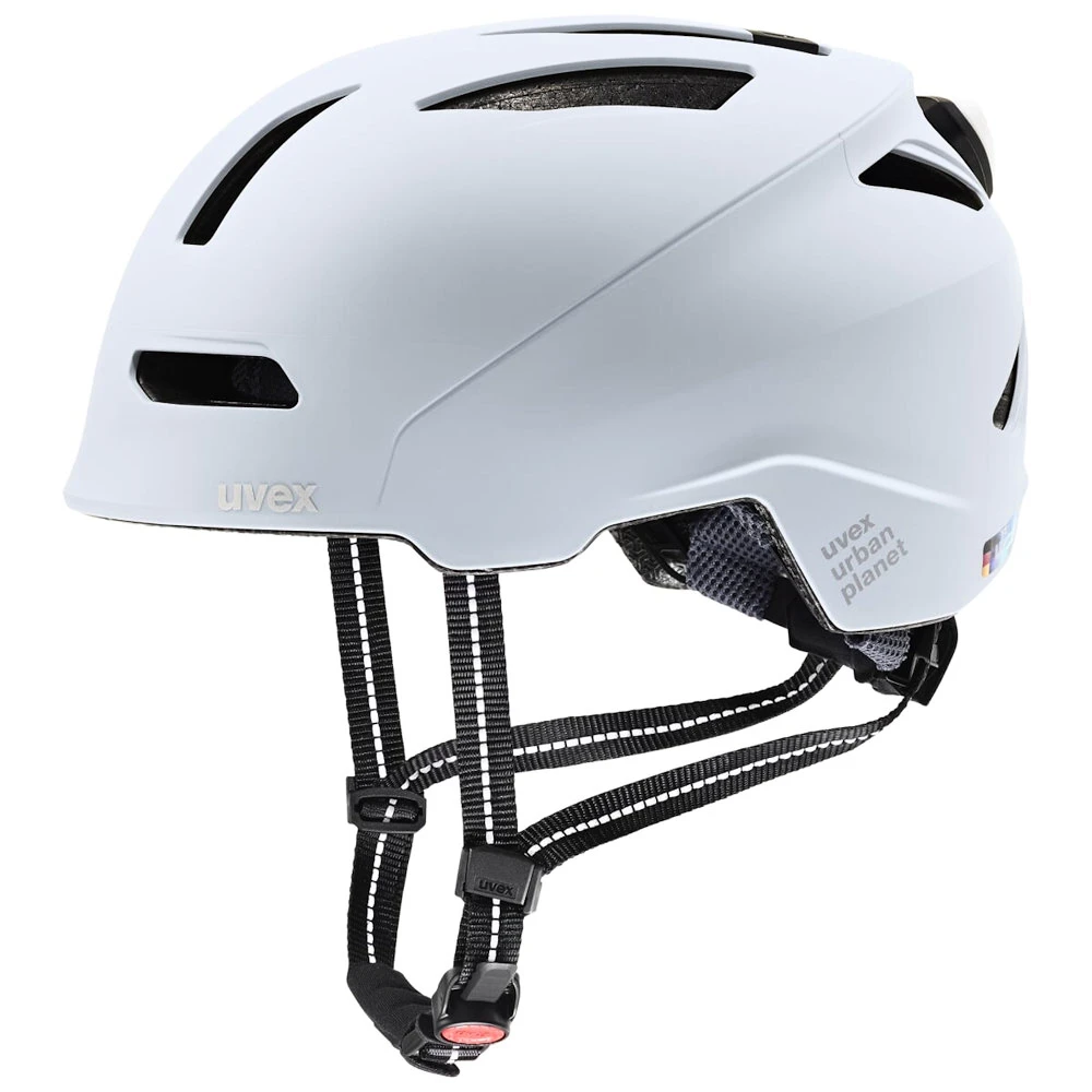Kask rowerowy Uvex Urban Planet LED Cloud Matt (S4100650200) 58 - 61 cm