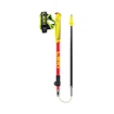 Kijki do biegów trailowych Leki  Ultratrail FX Junior, naturalcarbon-bright red-neonyellow, 95 - 110 cm