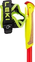 Kijki do biegów trailowych Leki  Ultratrail FX Junior, naturalcarbon-bright red-neonyellow, 95 - 110 cm
