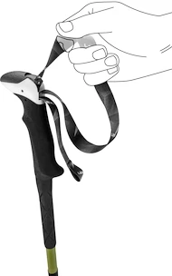 Kijki trekkingowe Leki  Khumbu Pro FX.One TA, gimblet-black-white