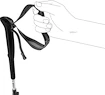 Kijki trekkingowe Leki  Skytera FX Carbon SL, white-black-orange, 110 - 130 cm
