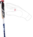 Kijki trekkingowe Leki  Smart Supreme, midnightblue dark metallic-darkblue-white, 100 - 130 cm