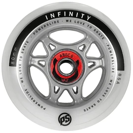 Kółka z łożyskami Powerslide Infinity RTR 80 mm / 85A, ABEC 9