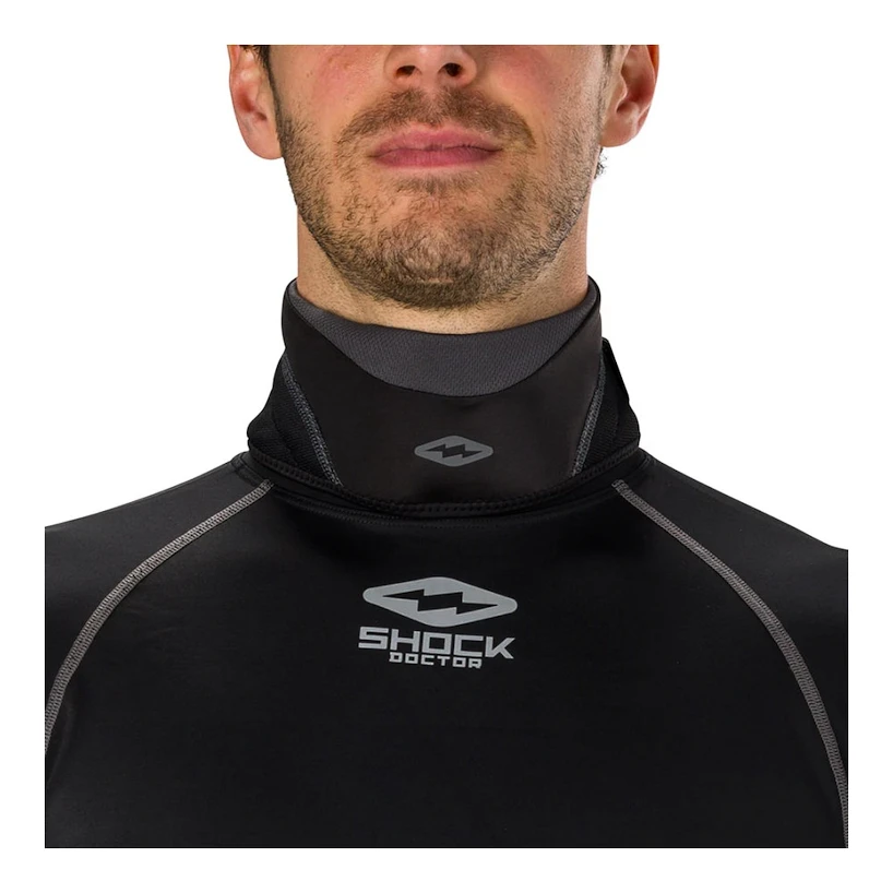 Komin Shock Doctor  Ultra 2.0 Neck Guard Black/Grey Youth
