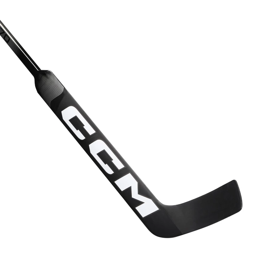 Kompozytowy bramkarski kij hokejowy CCM Tacks XF 70 Black/Grey Intermediate 23 cale, L (normalna osłona)