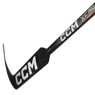 Kompozytowy bramkarski kij hokejowy CCM Tacks XF PRO Black/Grey Senior 24 cale, L (normalna osłona)