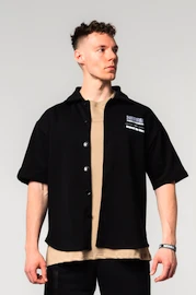 Koszula męska Nebbia Oversized Shirt 90s THROWBACK 350 Black