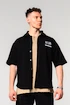 Koszula męska Nebbia  Oversized Shirt 90s THROWBACK Black