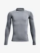 Koszulka chłopięca Under Armour  HG Armour Mock LS-GRY XS