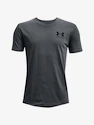Koszulka chłopięca Under Armour  Sportstyle Left Chest SS-GRY L