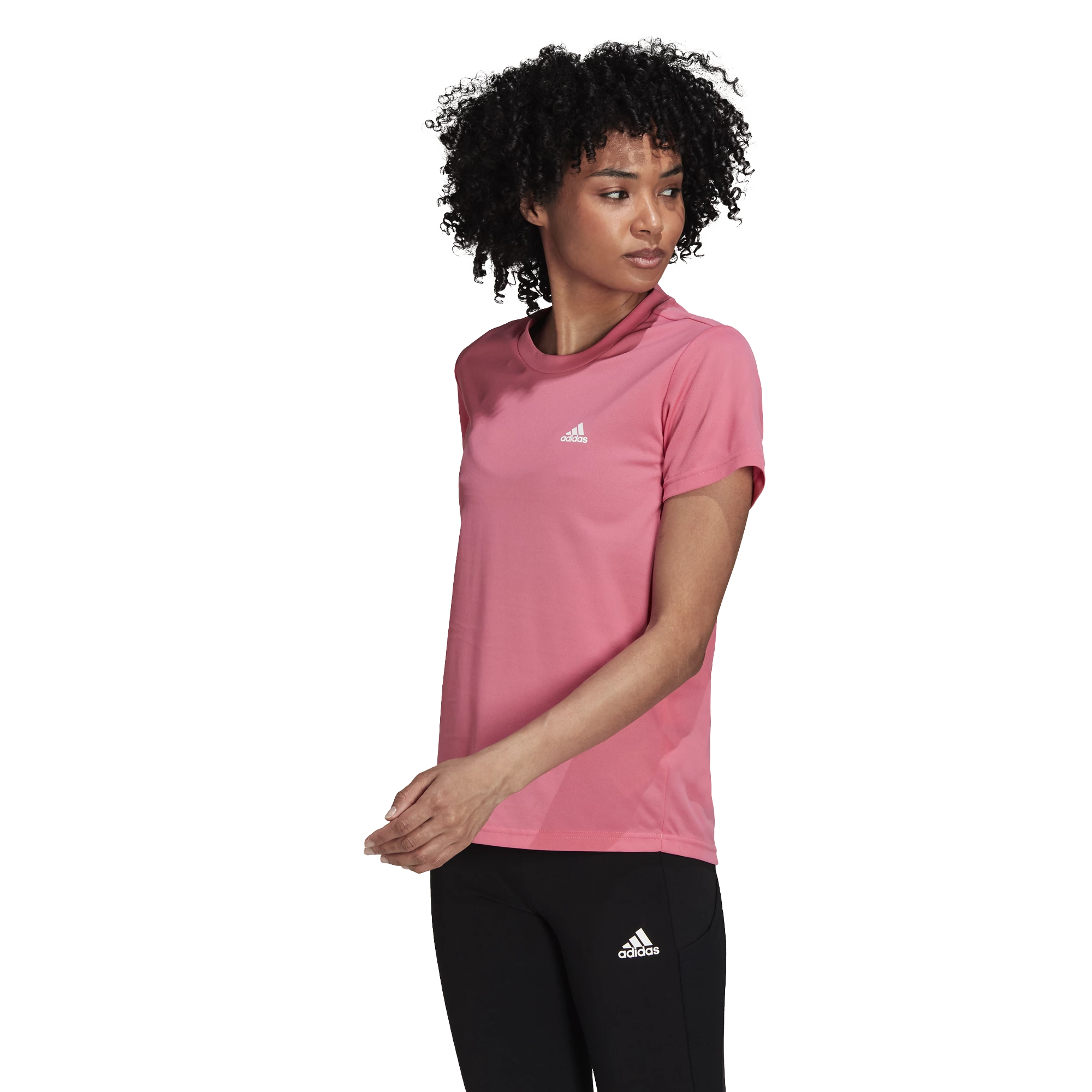 Koszulka damska adidas Aeroready Designed 2 Move Sport Tee Rose Tone